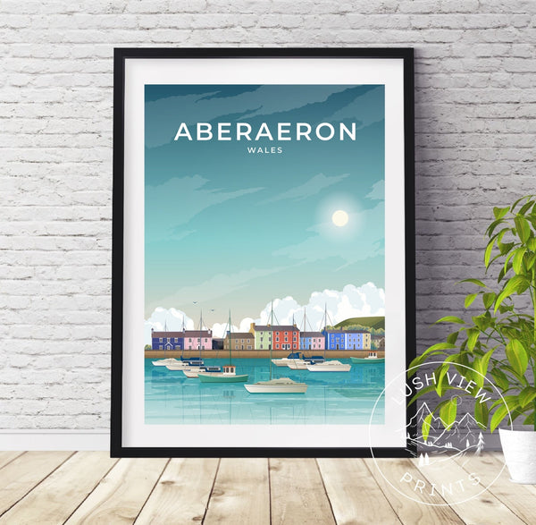 ABERAERON - WALES - LUSH VIEW PRINTS