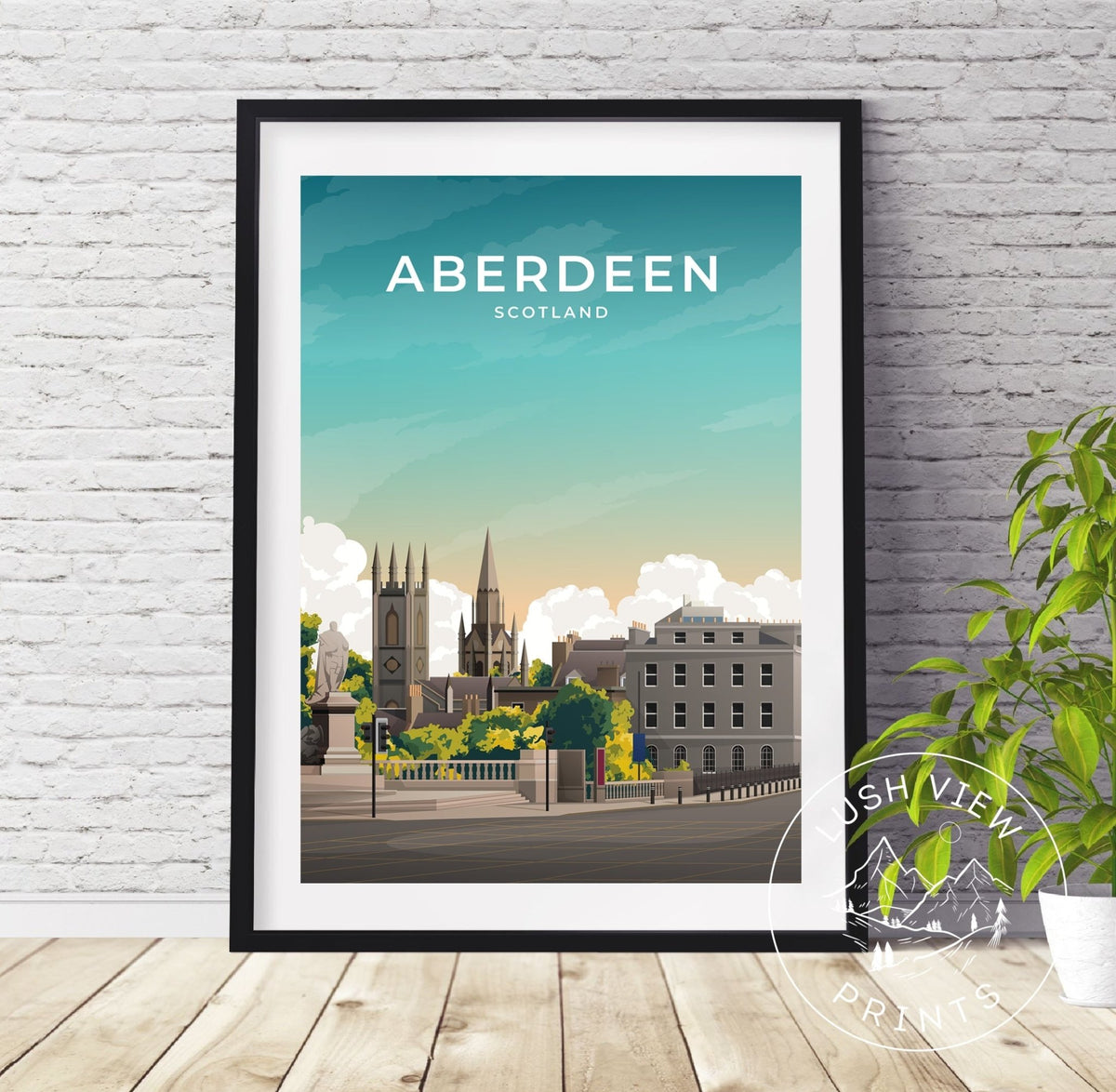 ABERDEEN - SCOTLAND - LUSH VIEW PRINTS