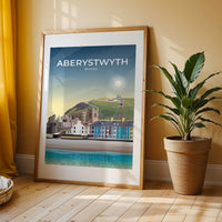 ABERYSTWYTH - WALES - LUSH VIEW PRINTS