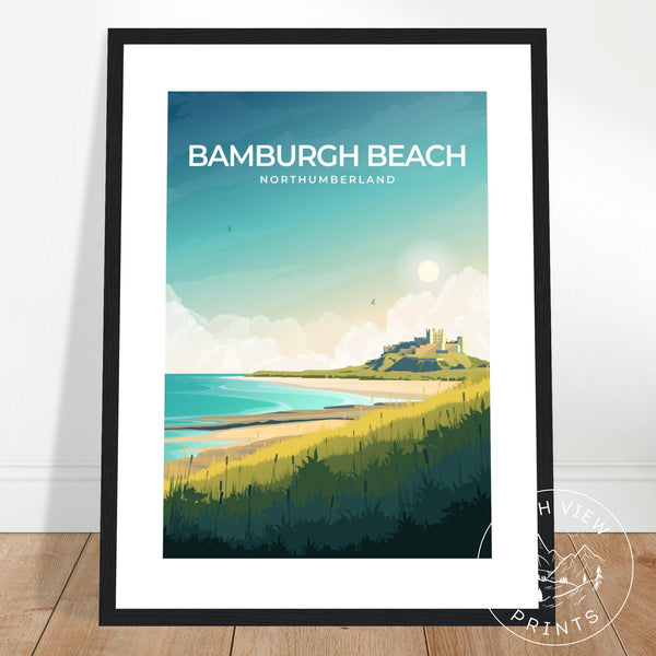 BAMBURGH BEACH - NORTHUMBERLAND - LUSH VIEW PRINTS