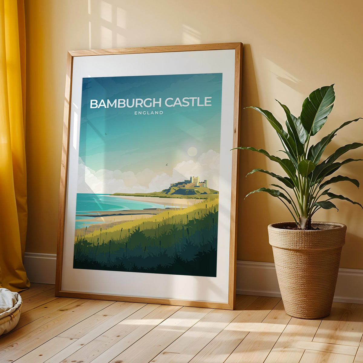 BAMBURGH CASTLE - ENGLAND - LUSH VIEW PRINTS