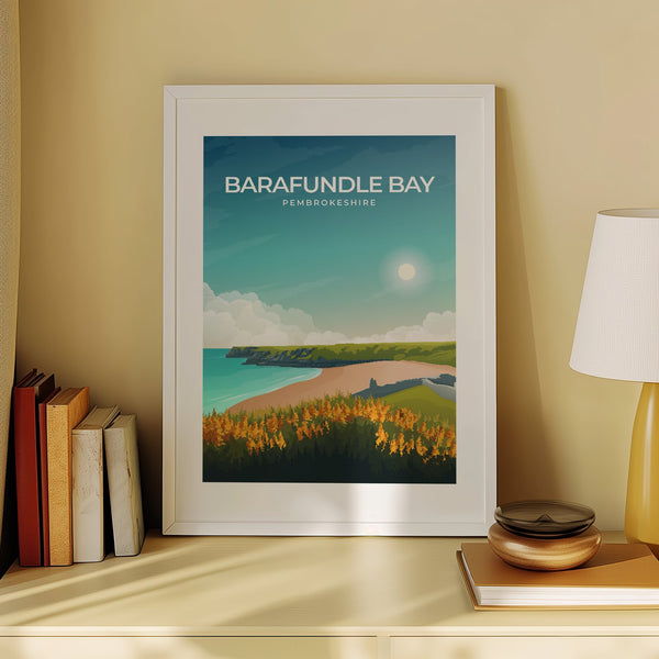 BARAFUNDLE BAY - PEMBROKESHIRE - LUSH VIEW PRINTS