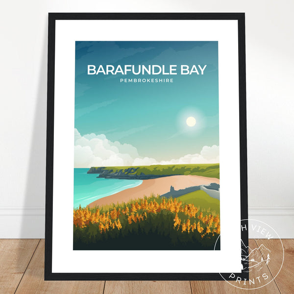 BARAFUNDLE BAY - PEMBROKESHIRE - LUSH VIEW PRINTS