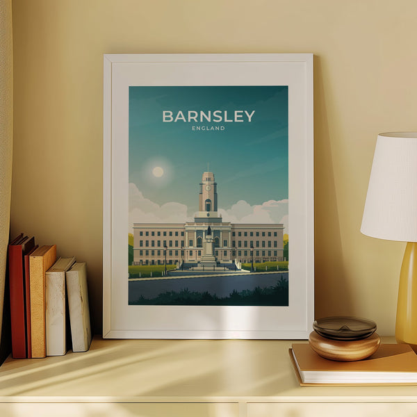 BARNSLEY - ENGLAND - LUSH VIEW PRINTS