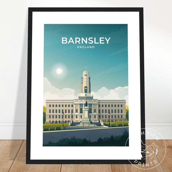 BARNSLEY - ENGLAND - LUSH VIEW PRINTS