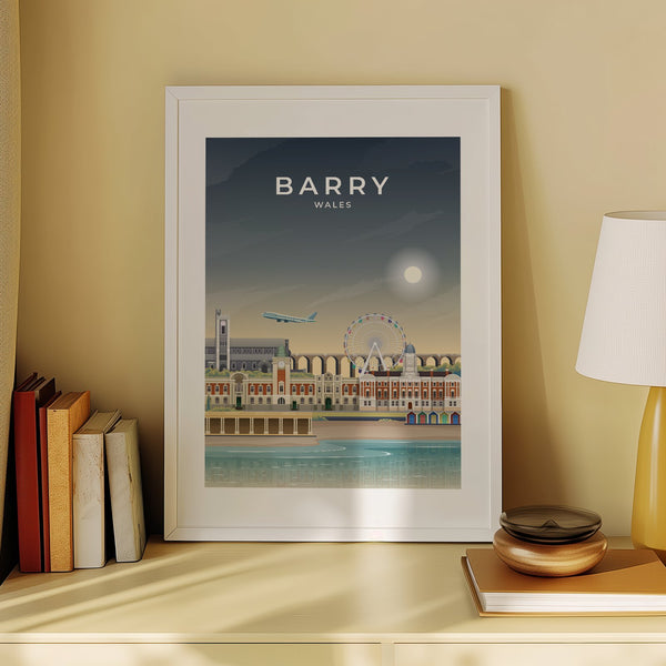 BARRY - WALES - LUSH VIEW PRINTS