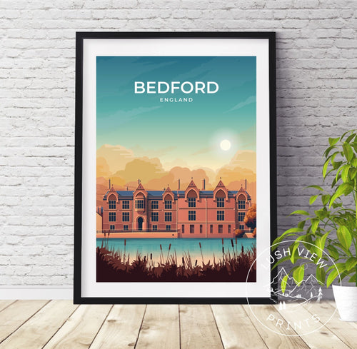 BEDFORD - ENGLAND - LUSH VIEW PRINTS