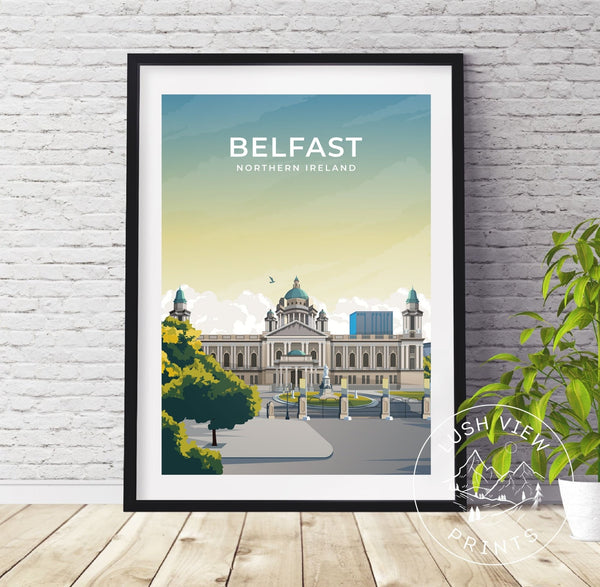 BELFAST - NOTHERN IRELAND - LUSH VIEW PRINTS