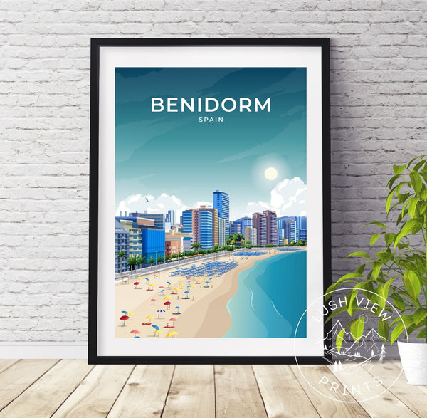 BENIDORM - SPAIN - LUSH VIEW PRINTS