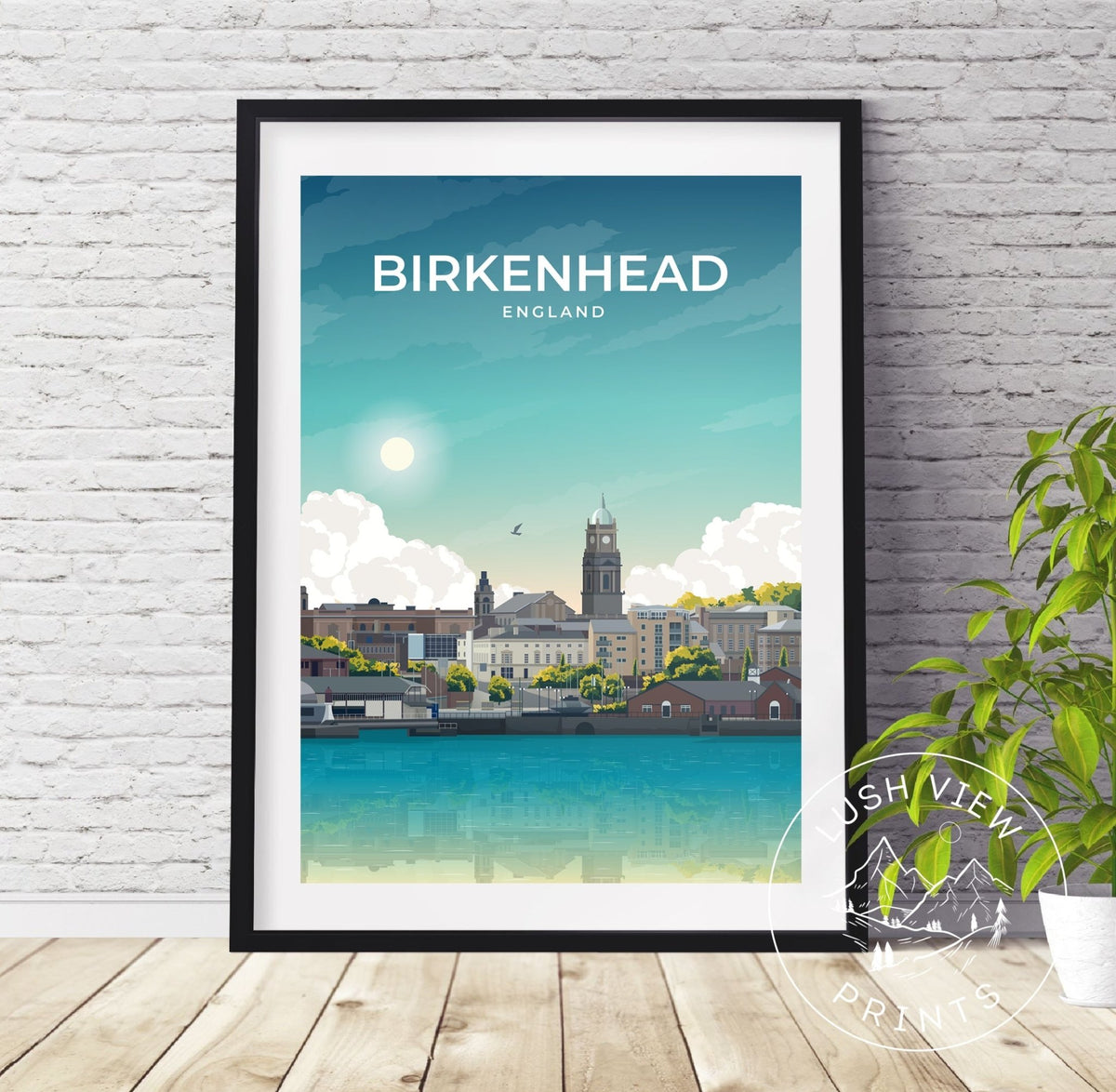 BIRKENHEAD - ENGLAND - LUSH VIEW PRINTS