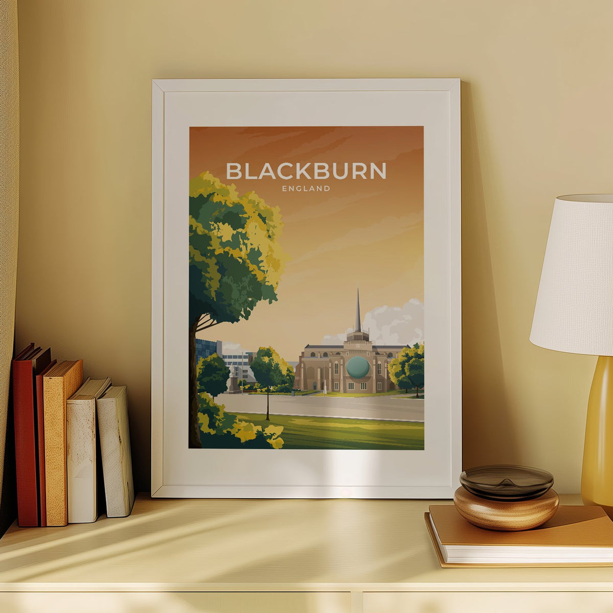 BLACKBURN - ENGLAND - LUSH VIEW PRINTS