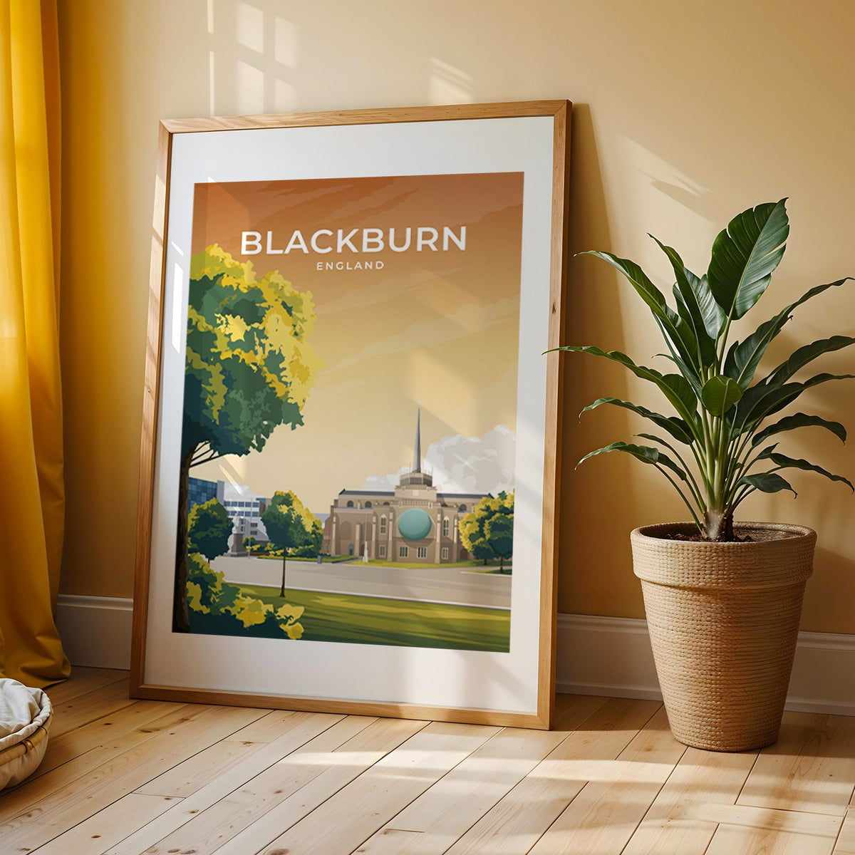 BLACKBURN - ENGLAND - LUSH VIEW PRINTS