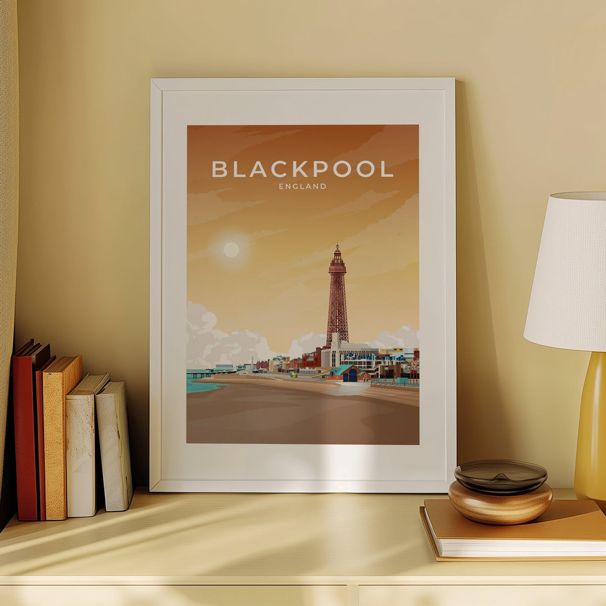 BLACKPOOL - ENGLAND - LUSH VIEW PRINTS