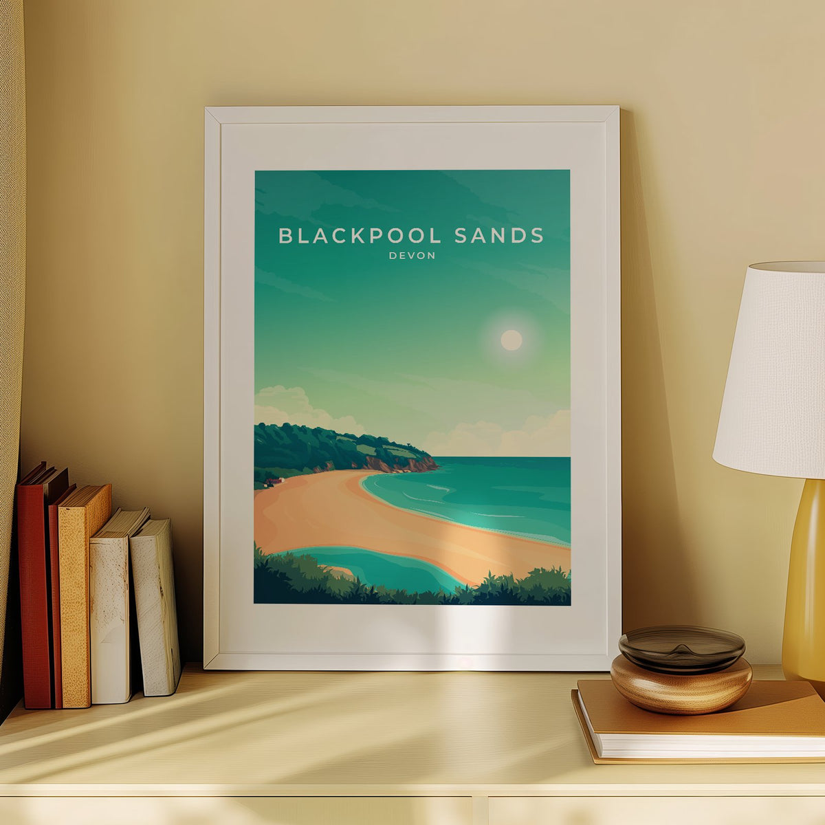 BLACKPOOL SANDS PRINT | WALL ART - LUSH VIEW PRINTS