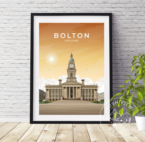 BOLTON - ENGLAND - LUSH VIEW PRINTS