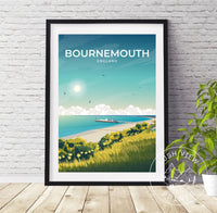 BOURNEMOUTH - ENGLAND - LUSH VIEW PRINTS