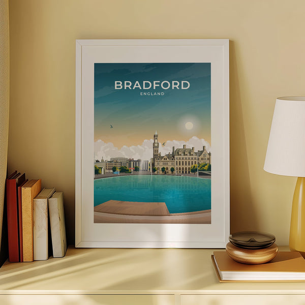 BRADFORD - ENGLAND - LUSH VIEW PRINTS