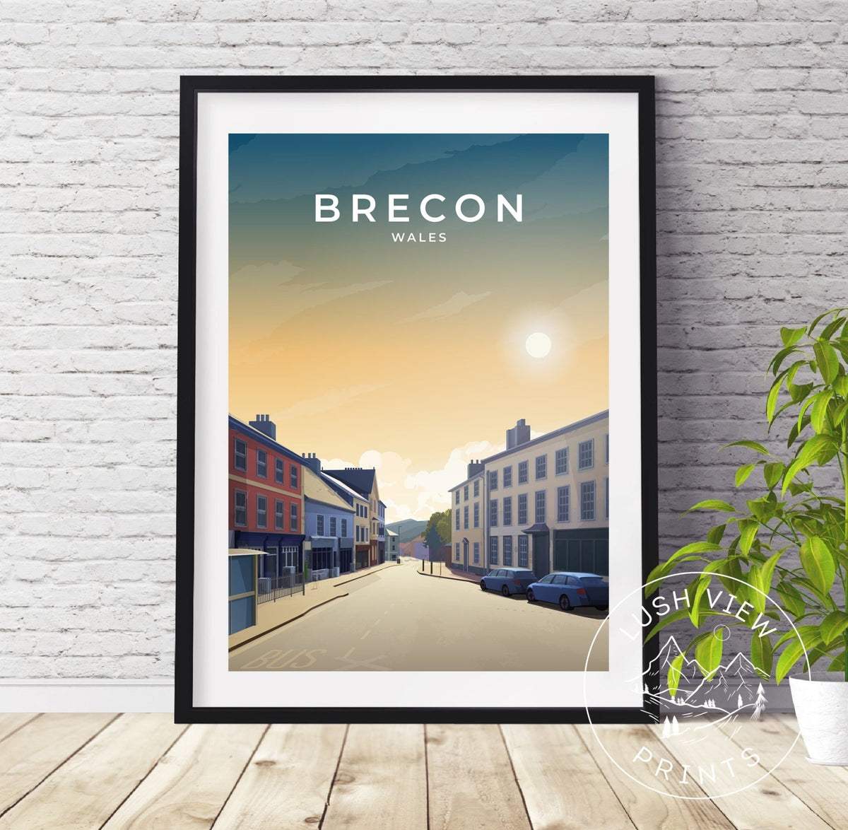 BRECON - WALES - LUSH VIEW PRINTS