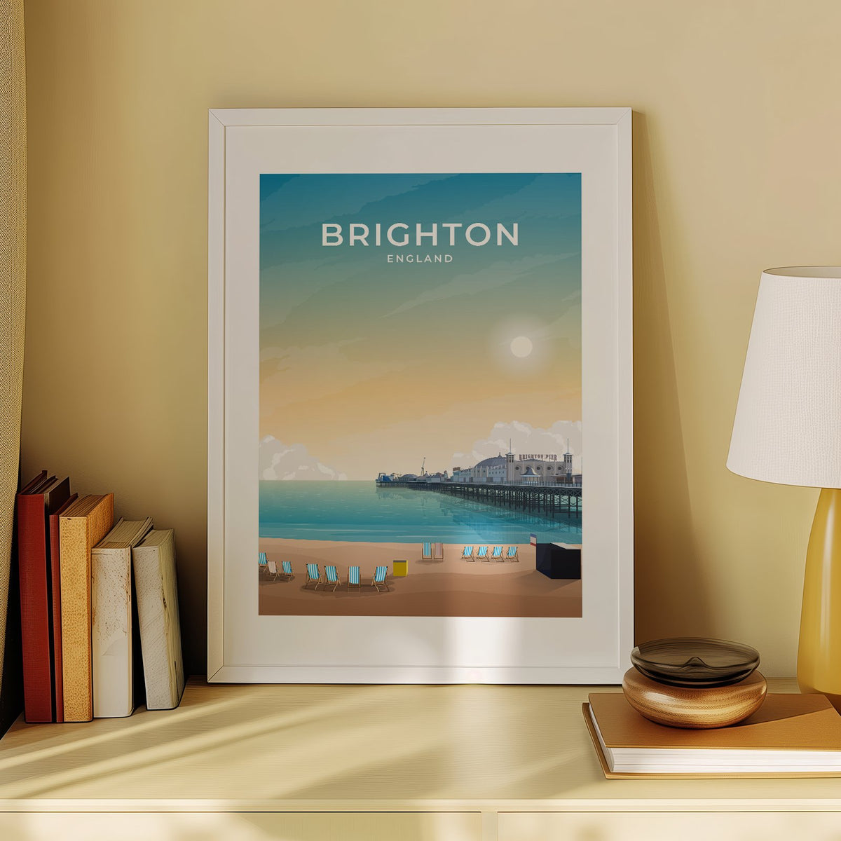 BRIGHTON - ENGLAND - LUSH VIEW PRINTS