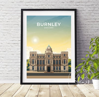 BURNLEY - ENGLAND - LUSH VIEW PRINTS