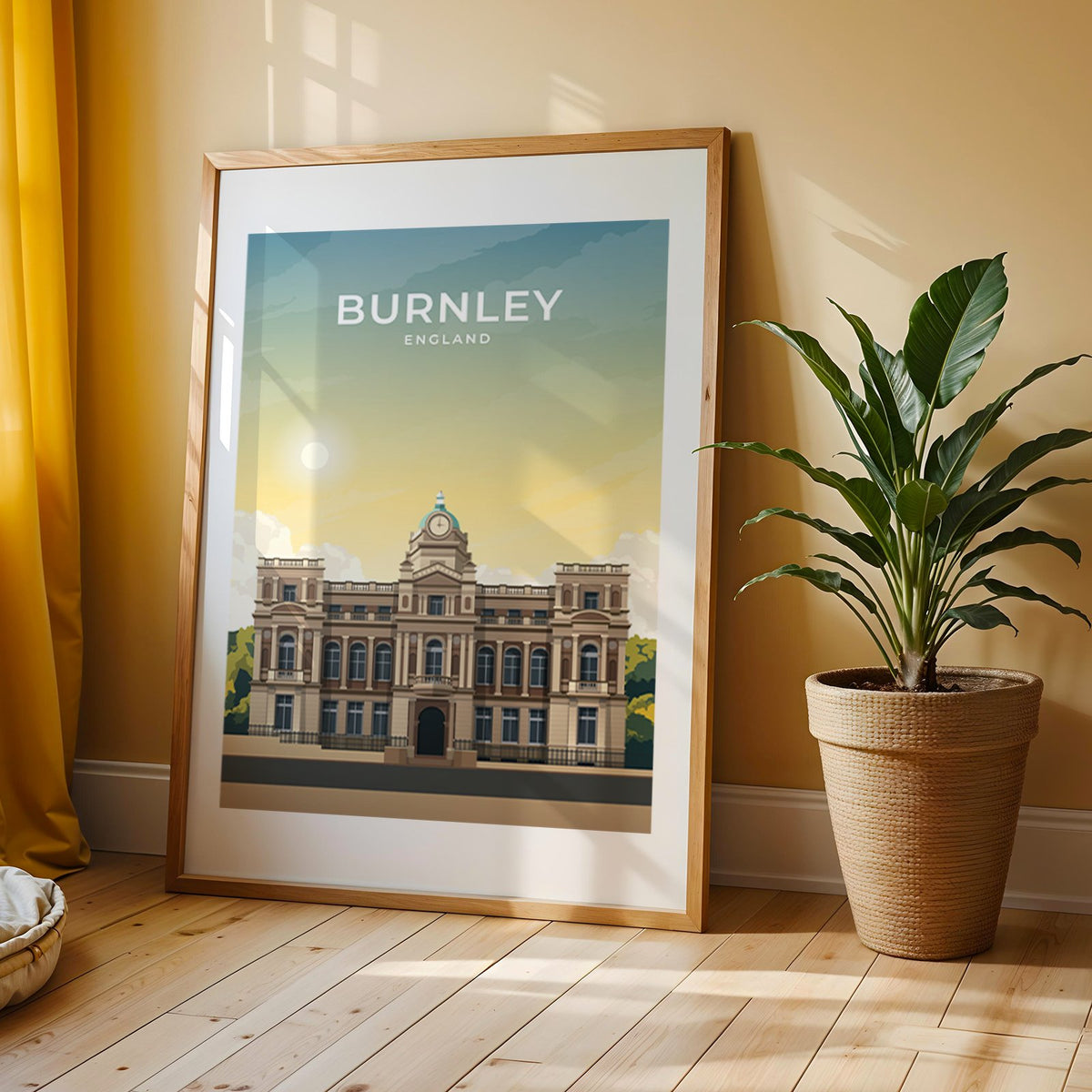 BURNLEY - ENGLAND - LUSH VIEW PRINTS