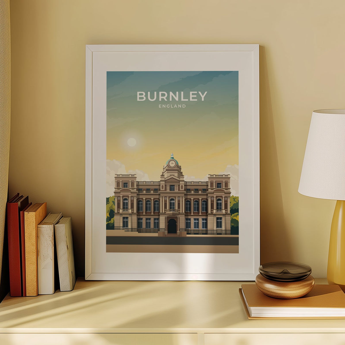 BURNLEY - ENGLAND - LUSH VIEW PRINTS