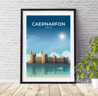 CAERNARFON - WALES - LUSH VIEW PRINTS