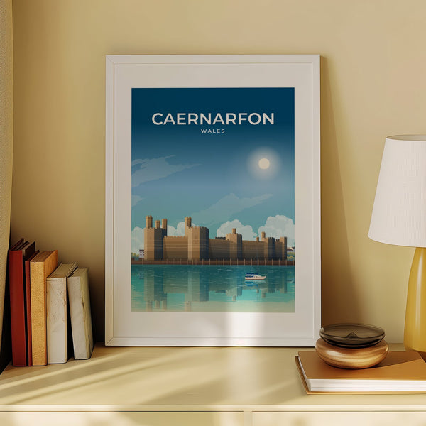 CAERNARFON - WALES - LUSH VIEW PRINTS