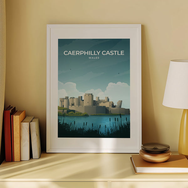 CAERPHILLY CASTLE - WALES - LUSH VIEW PRINTS