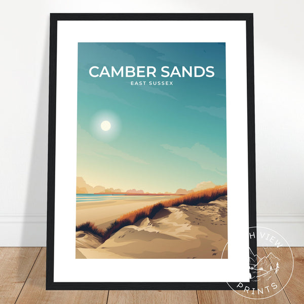 CAMBER SANDS - EAST SUSSEX - LUSH VIEW PRINTS