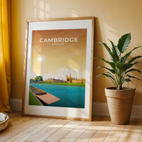 CAMBRIDGE - ENGLAND - LUSH VIEW PRINTS