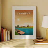 CAMBRIDGE - ENGLAND - LUSH VIEW PRINTS