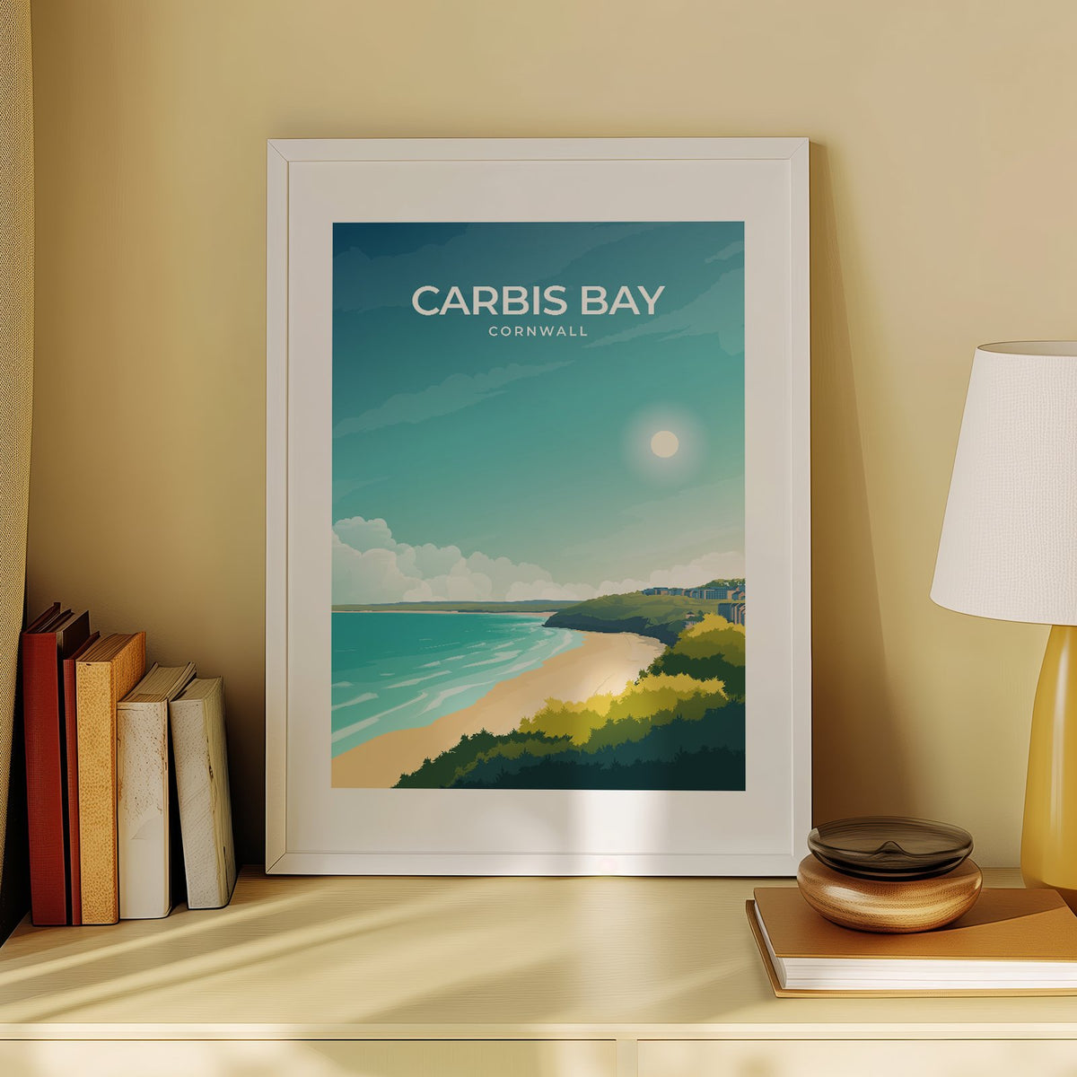 CARBIS BAY - CORNWALL - LUSH VIEW PRINTS