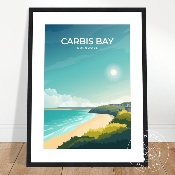 CARBIS BAY - CORNWALL - LUSH VIEW PRINTS