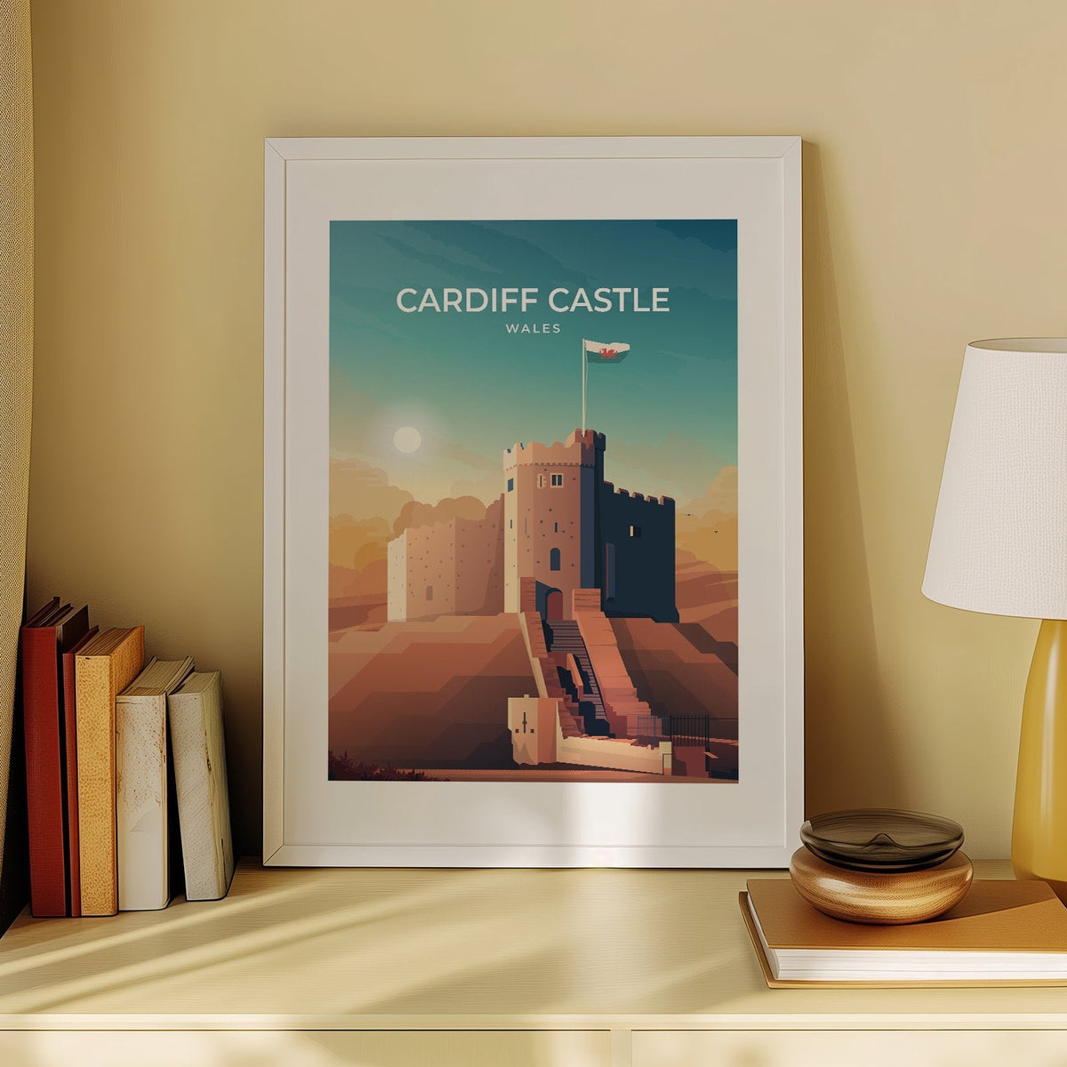 CARDIFF CASTLE PRINT | WALL ART - LUSH VIEW PRINTS