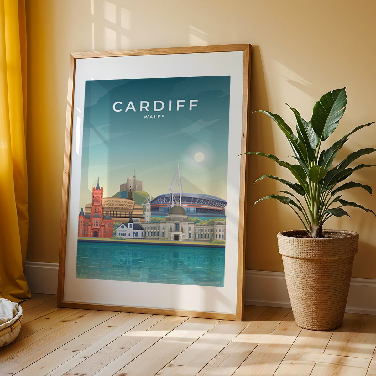 CARDIFF - WALES - LUSH VIEW PRINTS