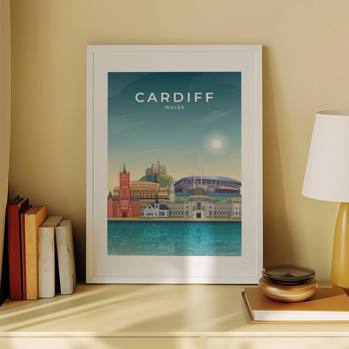 CARDIFF - WALES - LUSH VIEW PRINTS