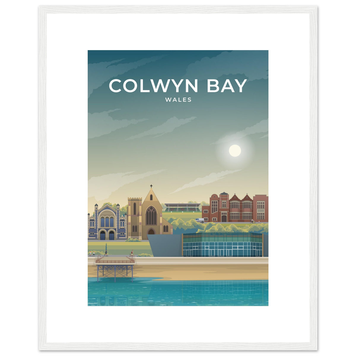 COLWYN BAY - WALES - LUSH VIEW PRINTS