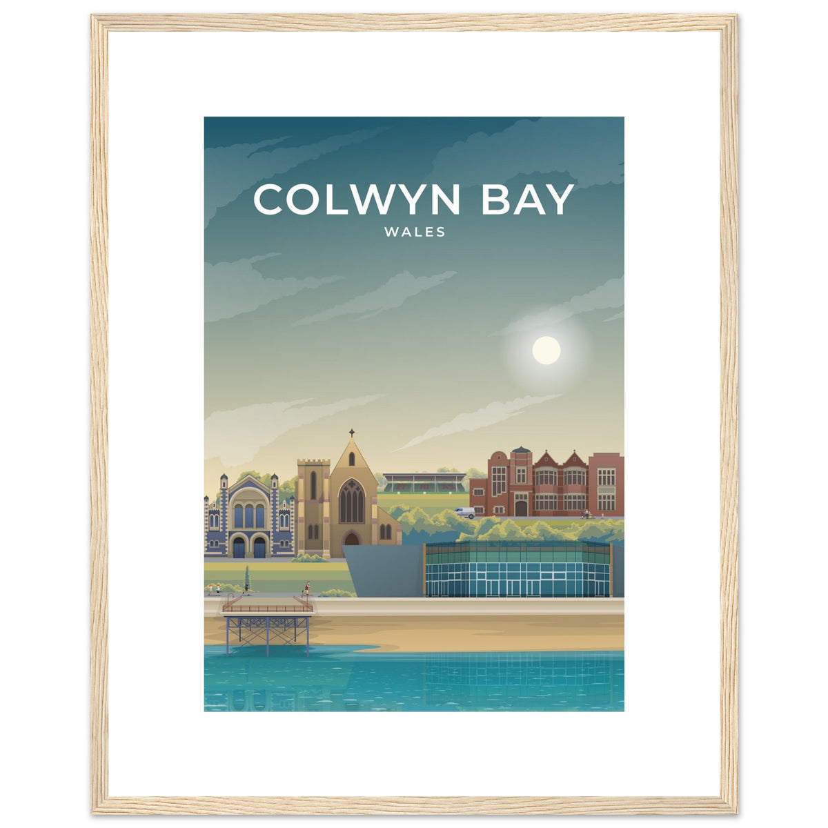 COLWYN BAY - WALES - LUSH VIEW PRINTS