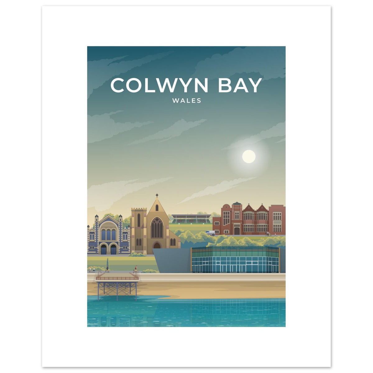 COLWYN BAY - WALES - LUSH VIEW PRINTS