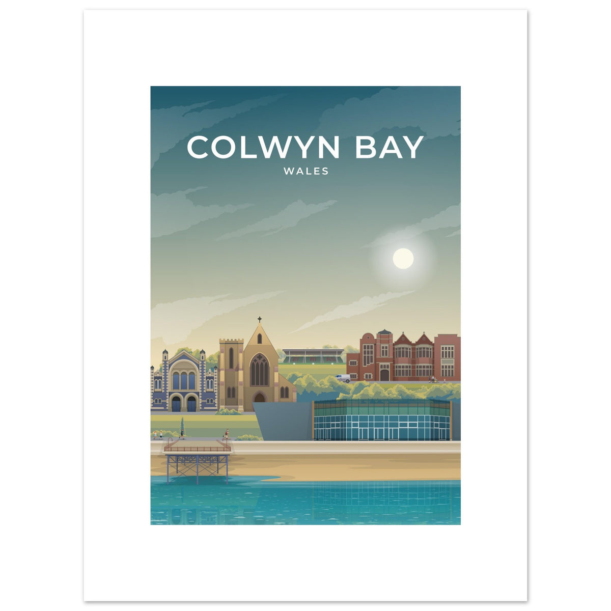 COLWYN BAY - WALES - LUSH VIEW PRINTS