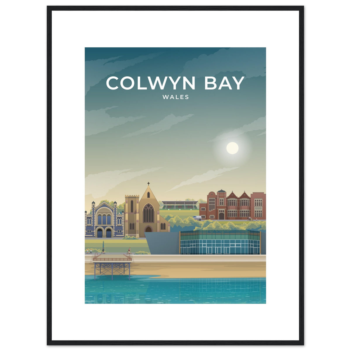 COLWYN BAY - WALES - LUSH VIEW PRINTS