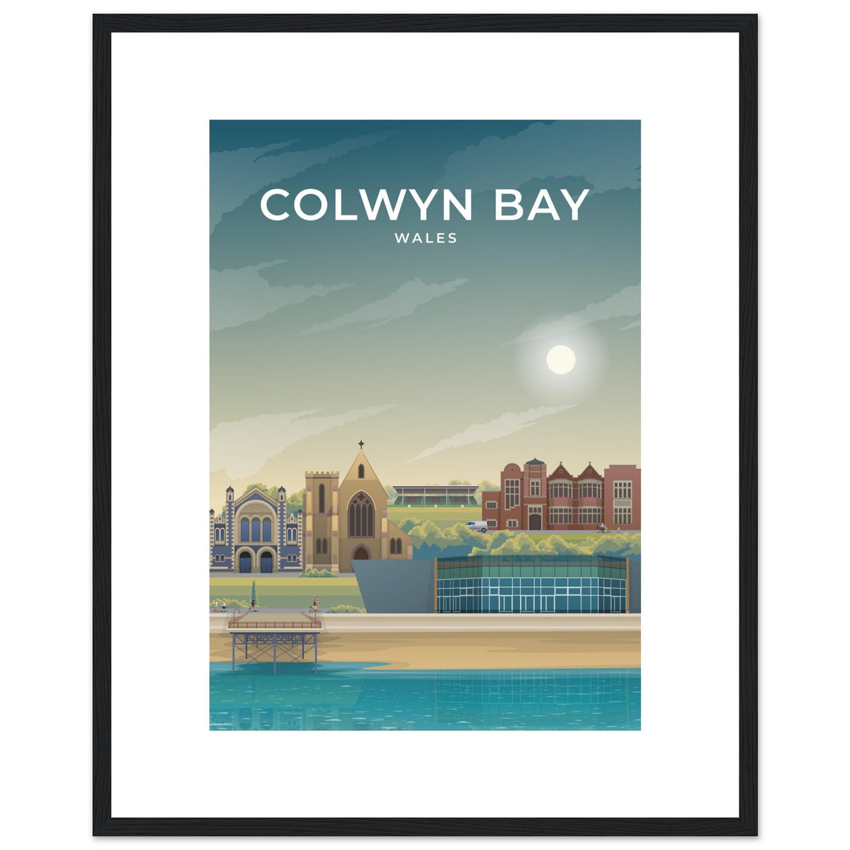 COLWYN BAY - WALES - LUSH VIEW PRINTS