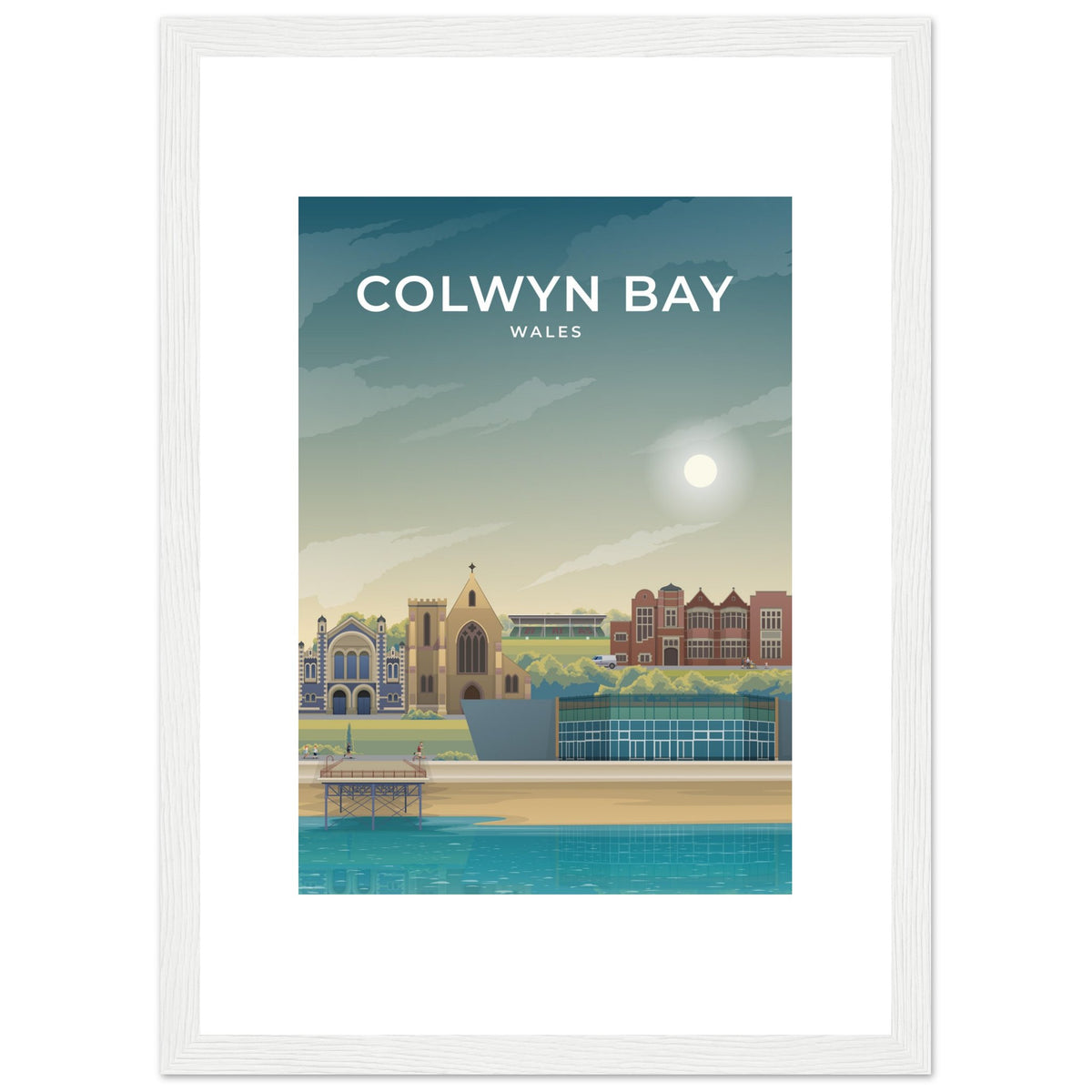 COLWYN BAY - WALES - LUSH VIEW PRINTS