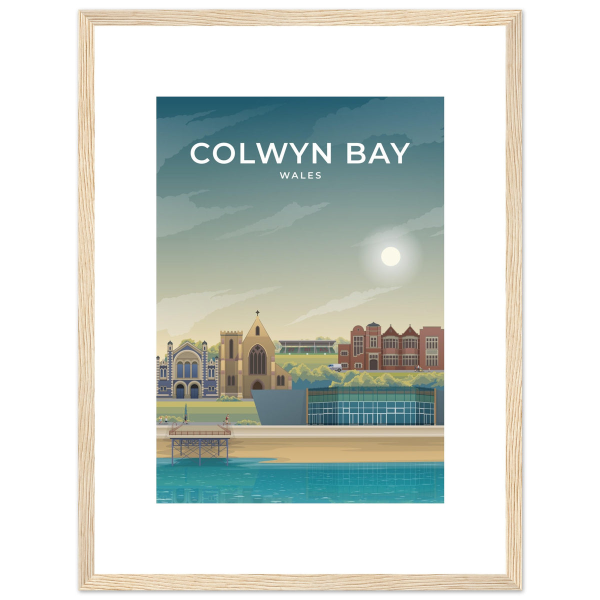 COLWYN BAY - WALES - LUSH VIEW PRINTS