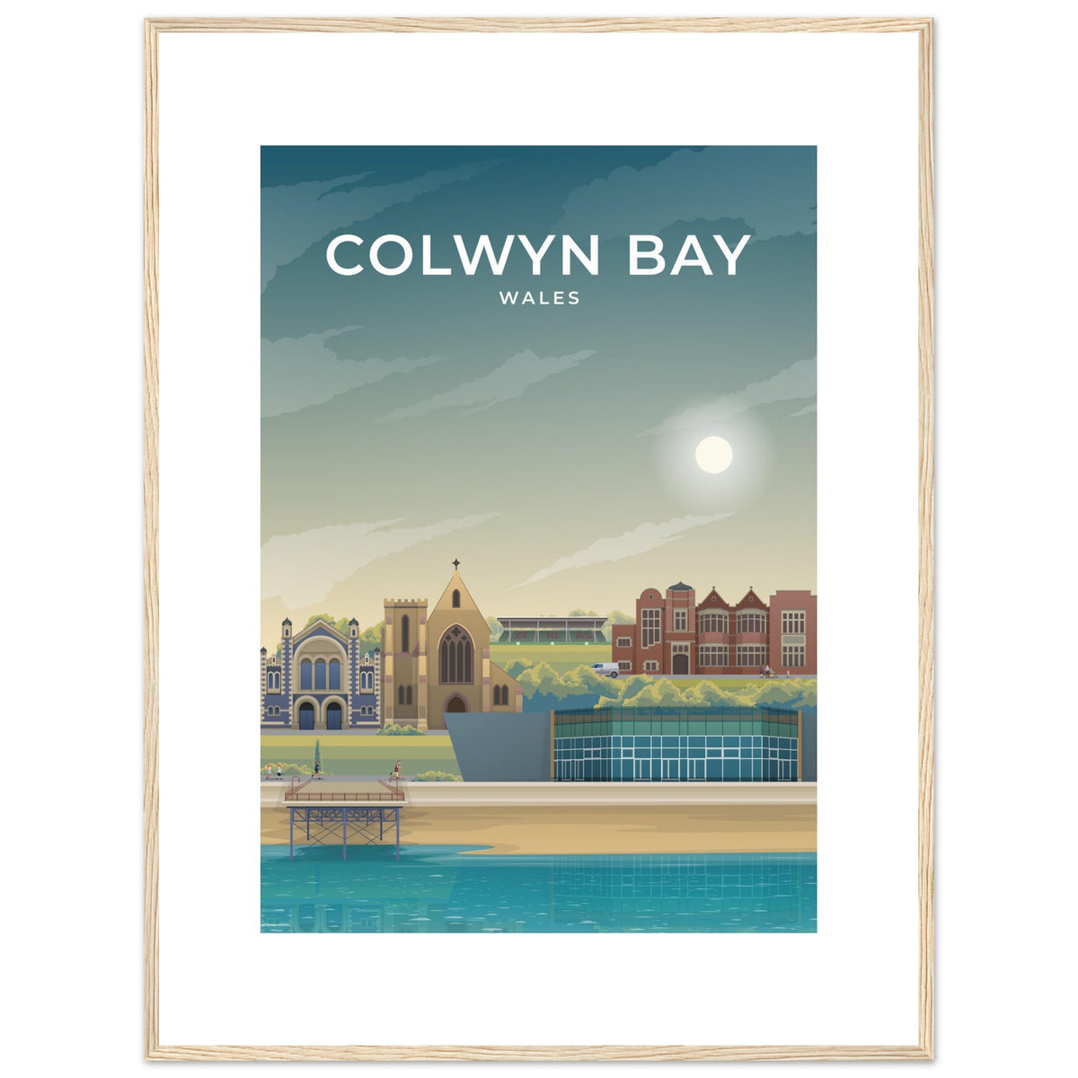 COLWYN BAY - WALES - LUSH VIEW PRINTS