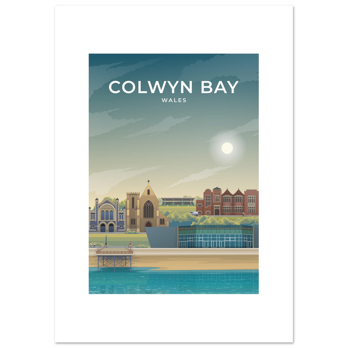 COLWYN BAY - WALES - LUSH VIEW PRINTS