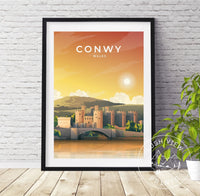 CONWY - WALES - LUSH VIEW PRINTS