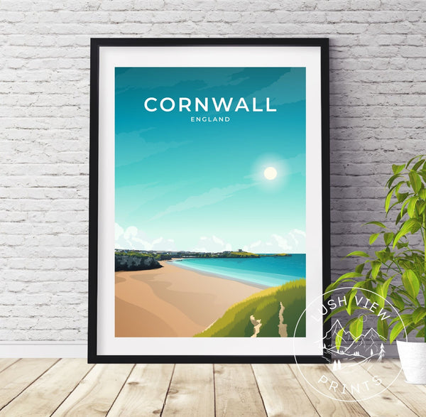 CORNWALL - ENGLAND - LUSH VIEW PRINTS