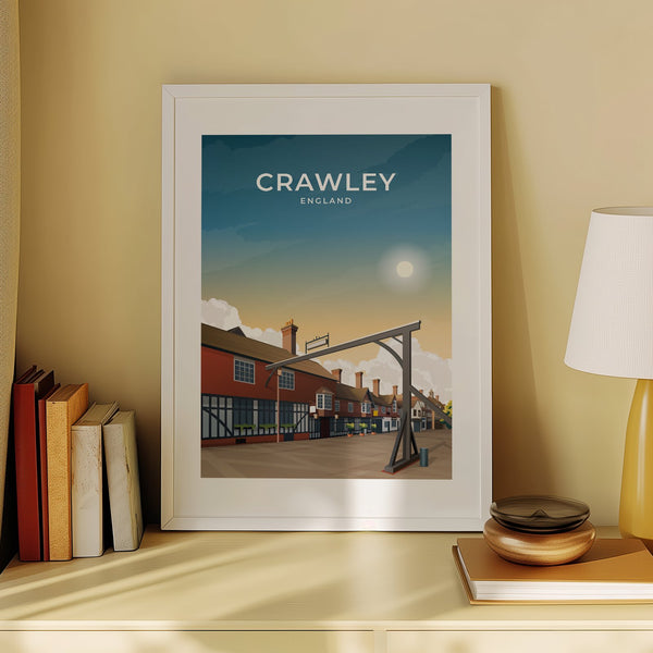 CRAWLEY - ENGLAND - LUSH VIEW PRINTS